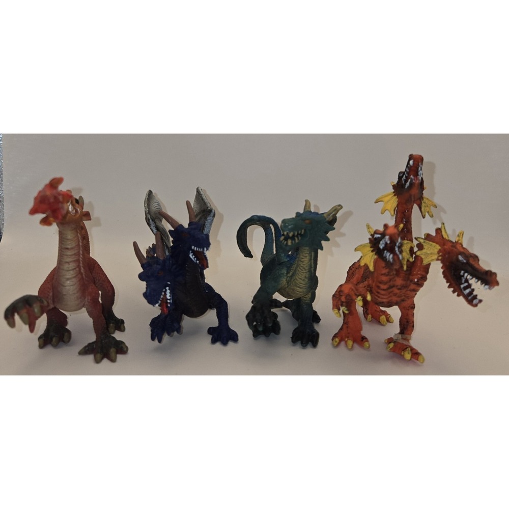 Dragons! 4 Piece Action Figures - For Collectors Perfect Condition